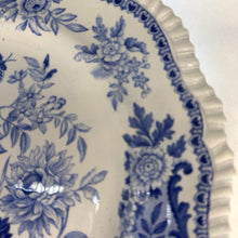 Load image into Gallery viewer, Rare Set of 4 Antique Spode Jasmine Dinner Plates | c1825 Georgian Blue Transferware | Original English Pearlware