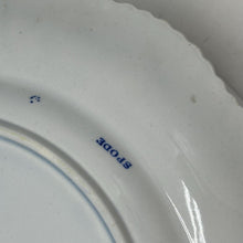 Load image into Gallery viewer, Rare Set of 4 Antique Spode Jasmine Dinner Plates | c1825 Georgian Blue Transferware | Original English Pearlware