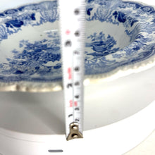 Load image into Gallery viewer, Rare Pair Charles Meigh Chinese Landscape Soup Plates c1835–1849, Antique Staffordshire Blue and White Transferware