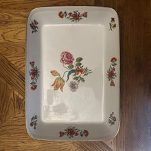 Load image into Gallery viewer, Vintage Louis Lourioux Le Faune Fireproof Porcelain Serving Dish – Floral Gilt Oven-to-Table Ware