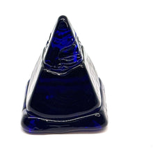 Load image into Gallery viewer, Peter Hewlett Bristol Blue Art Glass Sculpture | Signed British Studio Glass Paperweight
