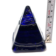 Load image into Gallery viewer, Peter Hewlett Bristol Blue Art Glass Sculpture | Signed British Studio Glass Paperweight