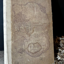 Load image into Gallery viewer, Antique Spanish Faux Book Box, Francisco Romero Valencia Advertising Storage (c.1910)
