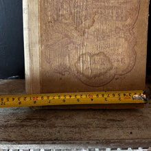 Load image into Gallery viewer, Antique Spanish Faux Book Box, Francisco Romero Valencia Advertising Storage (c.1910)