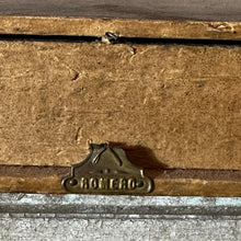 Load image into Gallery viewer, Antique Spanish Faux Book Box, Francisco Romero Valencia Advertising Storage (c.1910)