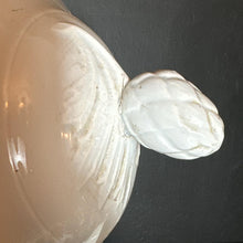 Load image into Gallery viewer, Antique French White Ironstone Soup Tureen – Artichoke Finial – Large Terre de Fer Soupière c.1900