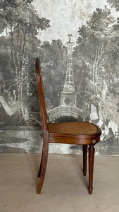 French Antique Bergere Cane Dining Chairs SET (4)