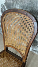 Load image into Gallery viewer, French Antique Bergere Cane Dining Chairs SET (4)