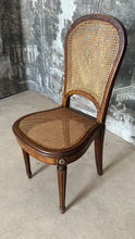 Load image into Gallery viewer, French Antique Bergere Cane Dining Chairs SET (4)