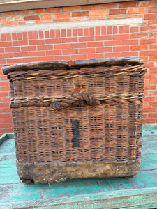 Rare Boar War Basket Trunk Original Lock & Key