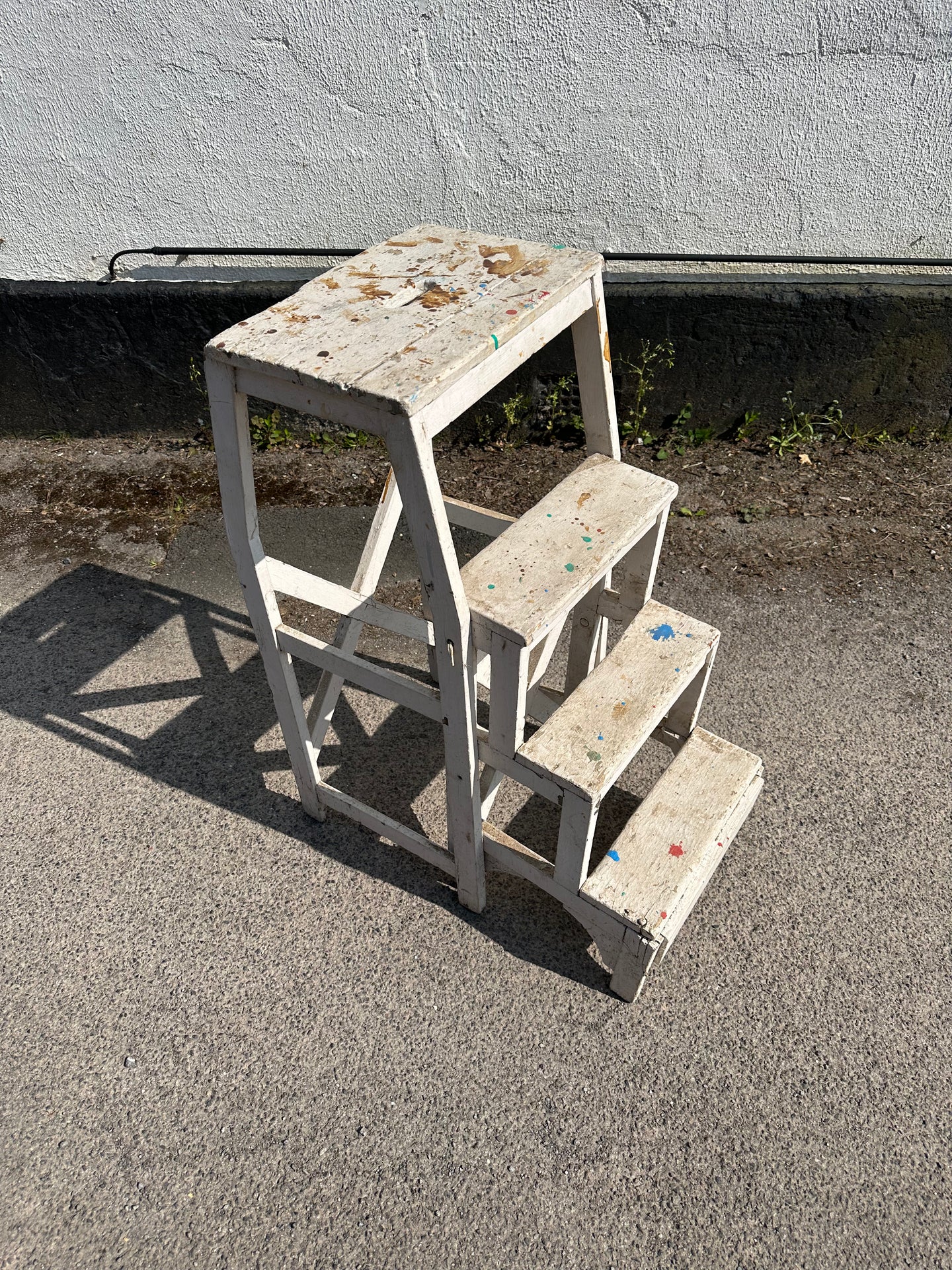 Totally Original French Artists Ladder Stool
