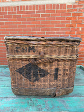 Load image into Gallery viewer, Rare Boar War Basket Trunk Original Lock &amp; Key