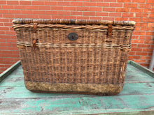 Load image into Gallery viewer, Rare Boar War Basket Trunk Original Lock &amp; Key