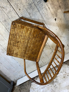 Midcentury Original Bamboo Bar Stool (1)