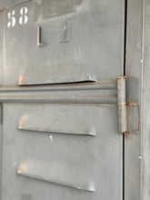 Load image into Gallery viewer, Vintage German Industrial Metal Locker Cupboard