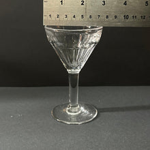 Load image into Gallery viewer, Mid Size Vintage French Bistro Wine Glasses SET of THREE (3) Ribbed - French General Trading