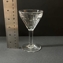 Load image into Gallery viewer, Mid Size Vintage French Bistro Wine Glasses SET of THREE (3) Ribbed - French General Trading