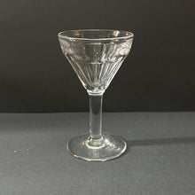 Load image into Gallery viewer, Mid Size Vintage French Bistro Wine Glasses SET of THREE (3) Ribbed - French General Trading