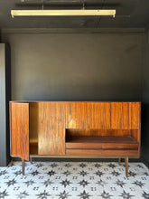 Load image into Gallery viewer, Outstanding Danish Rosewood Mid Century Cocktail Cupboard Cabinet Sideboard 1960’s - French General Trading