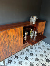 Load image into Gallery viewer, Outstanding Danish Rosewood Mid Century Cocktail Cupboard Cabinet Sideboard 1960’s - French General Trading