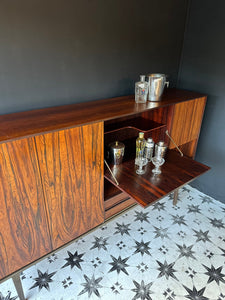 Outstanding Danish Rosewood Mid Century Cocktail Cupboard Cabinet Sideboard 1960’s - French General Trading