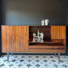 Load image into Gallery viewer, Outstanding Danish Rosewood Mid Century Cocktail Cupboard Cabinet Sideboard 1960’s - French General Trading