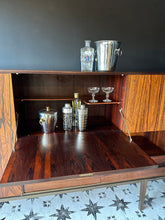 Load image into Gallery viewer, Outstanding Danish Rosewood Mid Century Cocktail Cupboard Cabinet Sideboard 1960’s - French General Trading