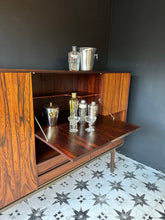 Load image into Gallery viewer, Outstanding Danish Rosewood Mid Century Cocktail Cupboard Cabinet Sideboard 1960’s - French General Trading