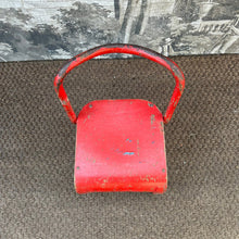 Load image into Gallery viewer, Red Chippy Paint | French Mullca / Mobilor Mid Century Children’s School Chair - French General Trading