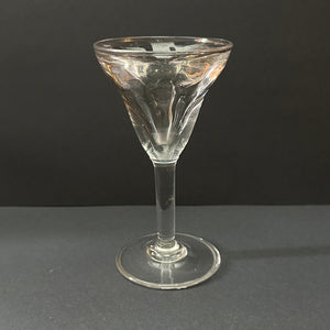 Very Heavy French Bistro Wine Glasses SET (4) Four - Large Bohemian - French General Trading