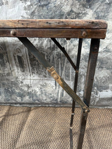 Vintage Folding Breakfast Bar High Table - French General Trading