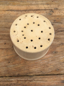 French Antique Ceramic Cheese Mould Large
