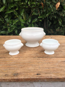White Porcelain French Antique Soup Tureen Soupiere
