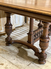 Load image into Gallery viewer, Beautiful French Antique Dining Table, almost square, seats 8 - French General Trading