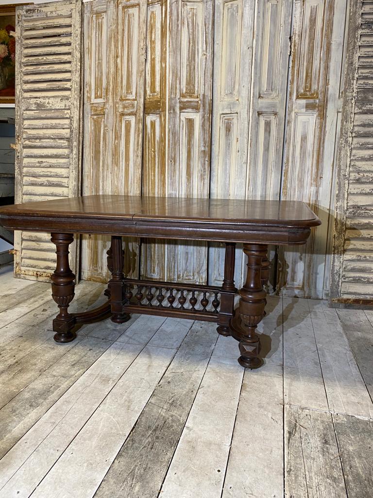Beautiful French Antique Dining Table, almost square, seats 8 - French General Trading