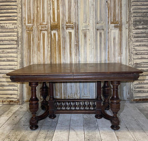 Beautiful French Antique Dining Table, almost square, seats 8 - French General Trading