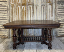 Load image into Gallery viewer, Beautiful French Antique Dining Table, almost square, seats 8 - French General Trading