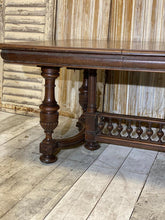 Load image into Gallery viewer, Beautiful French Antique Dining Table, almost square, seats 8 - French General Trading