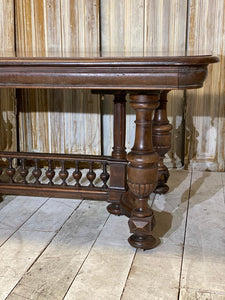 Beautiful French Antique Dining Table, almost square, seats 8 - French General Trading