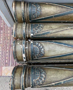 Exceptional Pair of French Antique Napoleon 111 Single Beds Original Paint - great patina - French General Trading