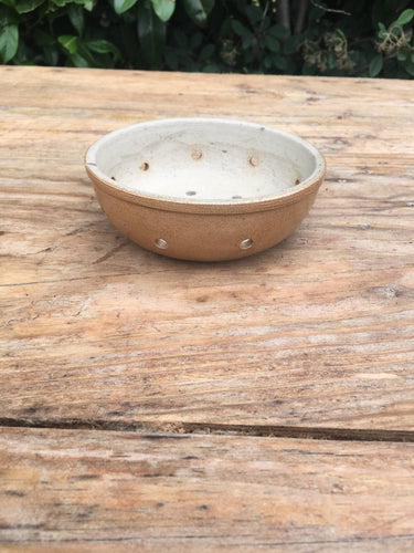 French Antique Ceramic Cheese Mould Shallow - French General Trading