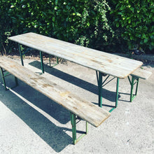 Load image into Gallery viewer, German Vintage Beer Table &amp; Benches Garden SET - French General Trading