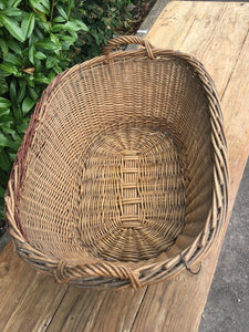 Huge French Vintage Laundry Basket - Nice Strong Condition - French General Trading
