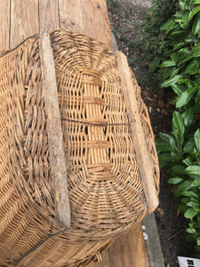 Huge French Vintage Laundry Basket - Nice Strong Condition - French General Trading