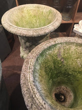 Load image into Gallery viewer, Impressive Pair Of Grecian Style Garden Urns Planters - 126cm High
