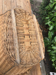 Huge French Vintage Laundry Basket - Nice Strong Condition