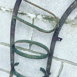 French Antique Metal Sign For A Cutlery Maker / "Coutellie"