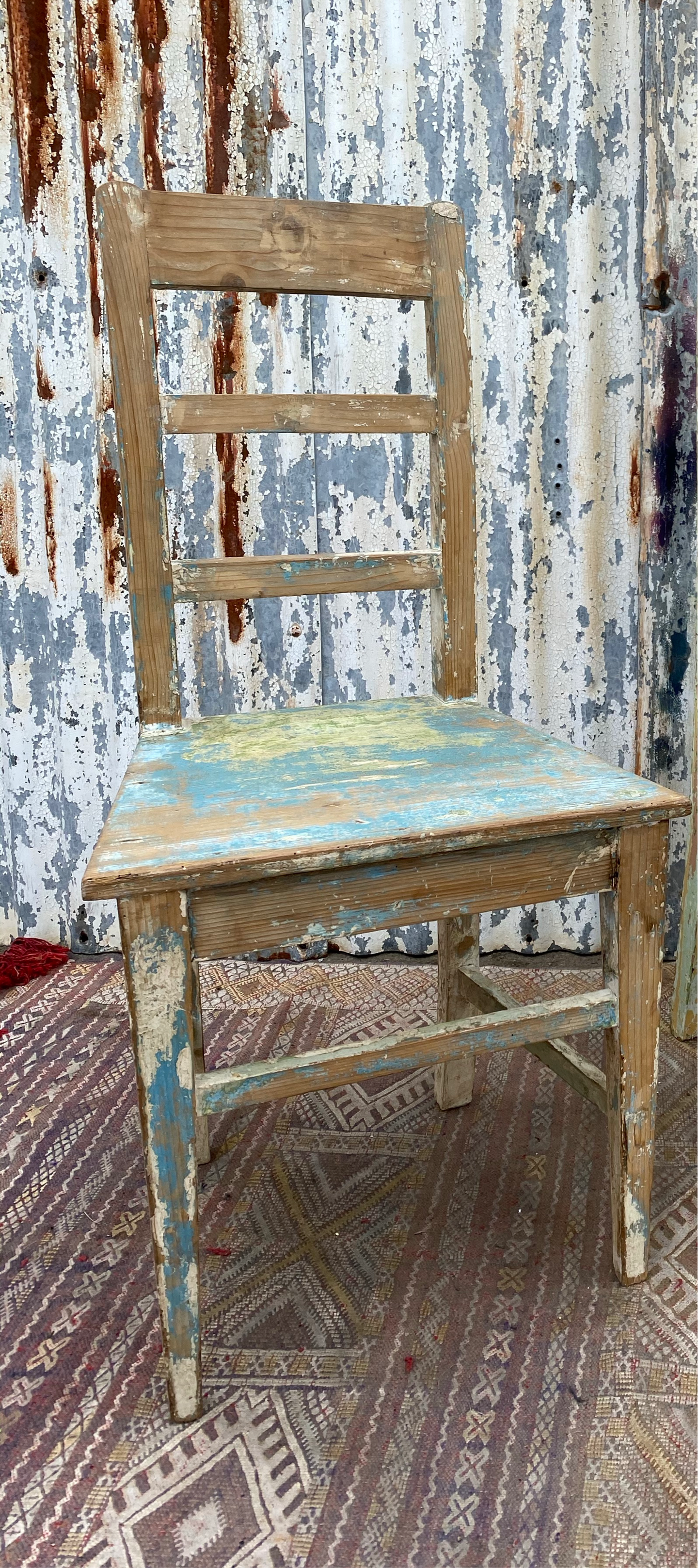 Antique Chippy Paint Chair