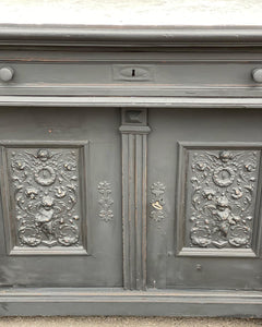 Cherub Cupboard with Marble inset Top