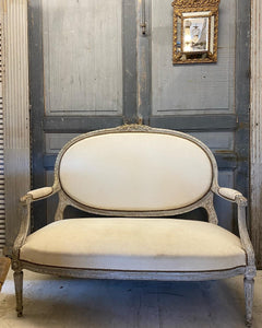 Antique French Original Paint Sofa